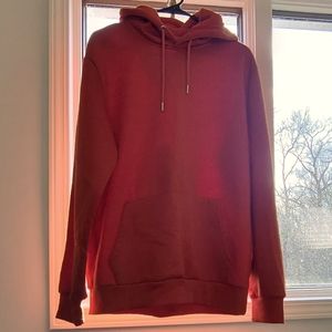 Mens orange hoodie